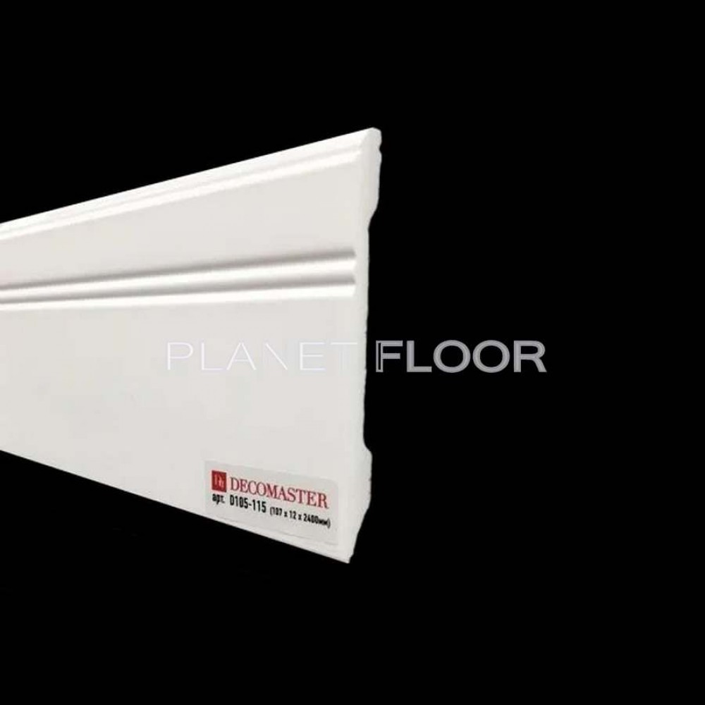 Плинтус напольный Decomaster D105-115 107x12x2400 мм