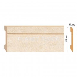 Плинтус напольный Decomaster D105-18D 107x12x2400 мм