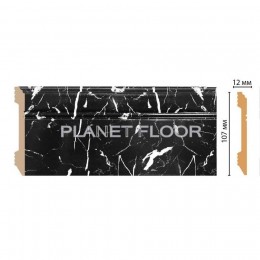 Плинтус напольный Decomaster D105-78 107x12x2400 мм