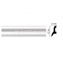 Плинтус напольный Decomaster D230 ДМ 42x21x2000 мм