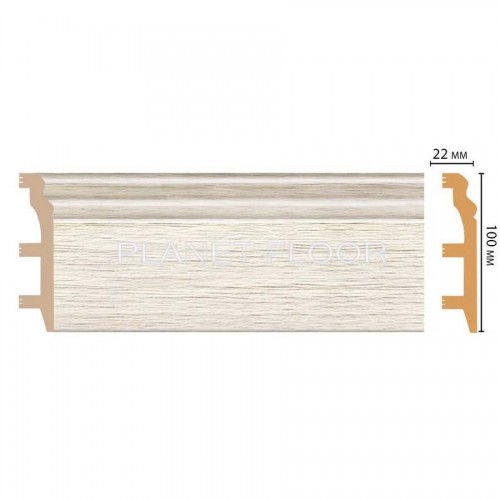 Плинтус напольный Decomaster D232-70 100x22x2400 мм