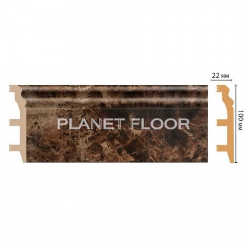 Плинтус напольный Decomaster D232-713 100x22x2400 мм