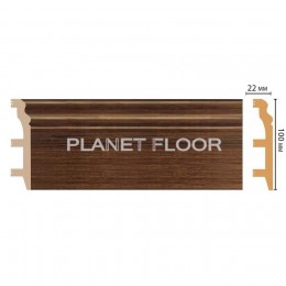 Плинтус напольный Decomaster D232-74 100x22x2400 мм