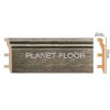 Плинтус напольный Decomaster D232-86 100x22x2400 мм