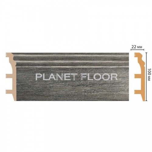 Плинтус напольный Decomaster D232-87 100x22x2400 мм