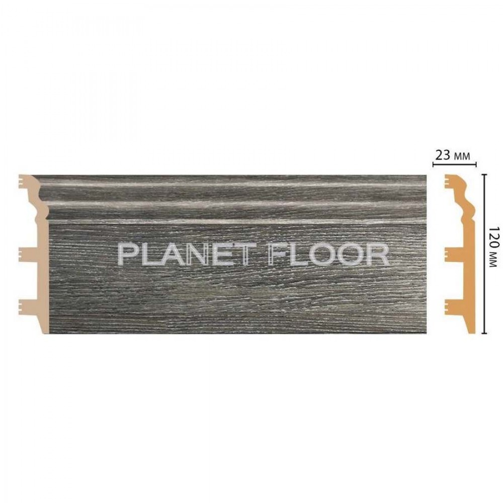 Плинтус напольный Decomaster D233-86 120×23×2400 мм