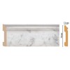 Плинтус напольный Decomaster D005-79 79×13×2400 мм