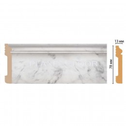Плинтус напольный Decomaster D005-79 79×13×2400 мм