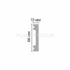 Плинтус молдинг Decomaster D157-112G 66x13x2900 мм