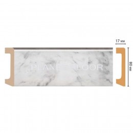 Плинтус напольный Decomaster D235-79 80x17x2400 мм