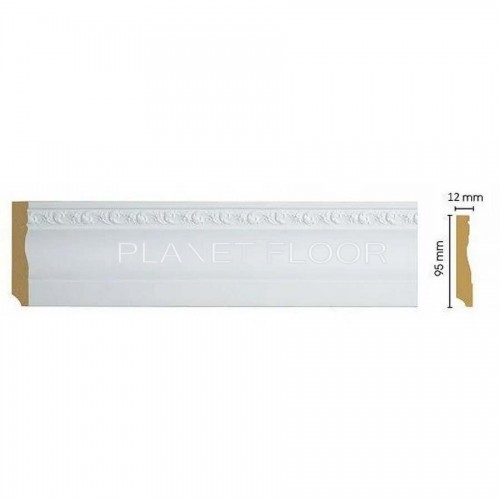 Плинтус напольный Decomaster 153-115 95x12x2400 мм