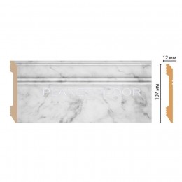 Плинтус напольный Decomaster D105-79 107x12x2400 мм