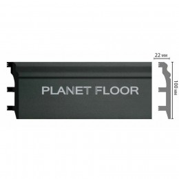 Плинтус напольный Decomaster D232-112 ДМ 100x22x2400 мм