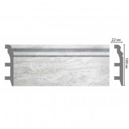 Плинтус напольный Decomaster D232-1634 100×22×2400 мм