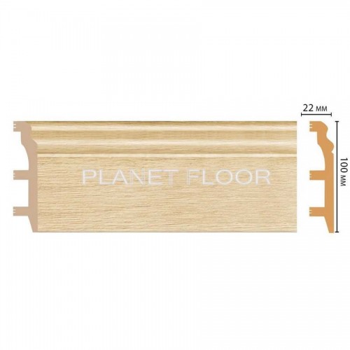Плинтус напольный Decomaster D232-71 100x22x2400 мм