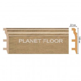 Плинтус напольный Decomaster D232-83 100x22x2400 мм