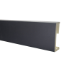 Напольный плинтус SALAG ALPHA Czarny 60  мм 22713