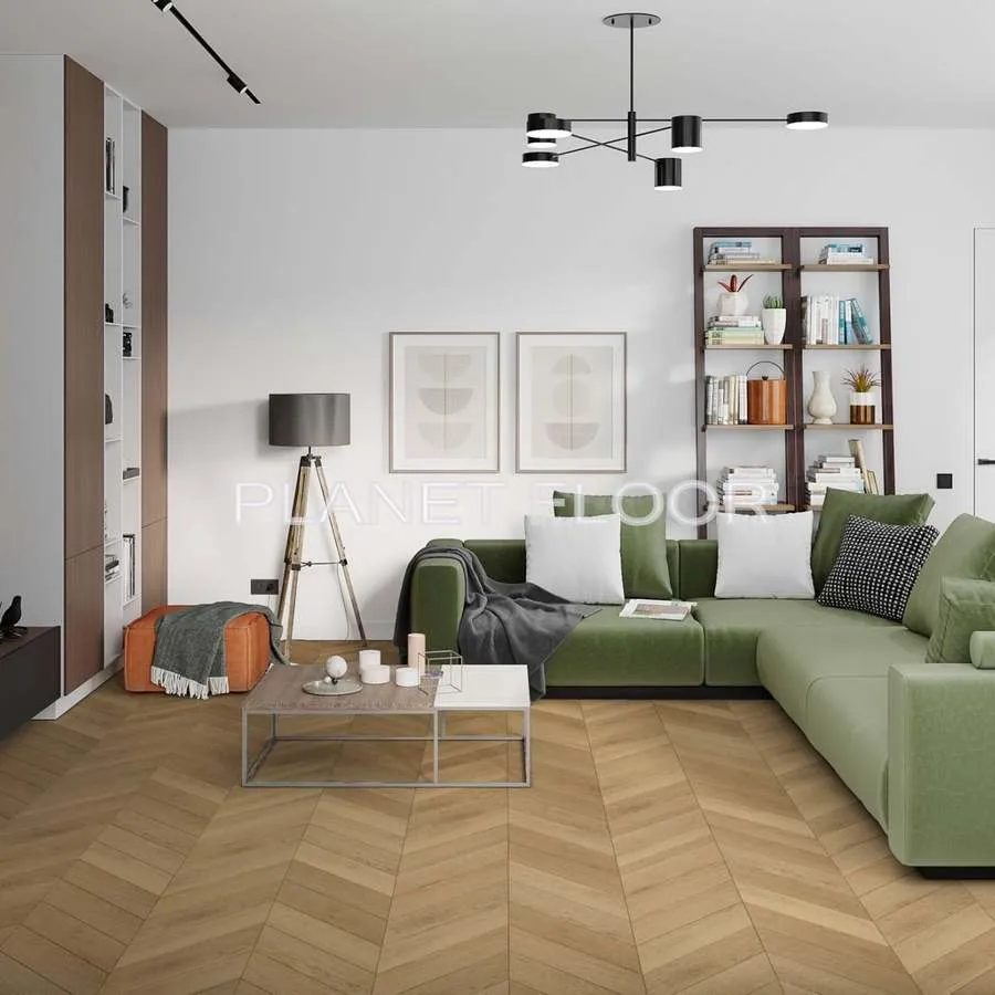 Кварцевая SPC плитка Damy Floor Chevron, Saint-Cloud