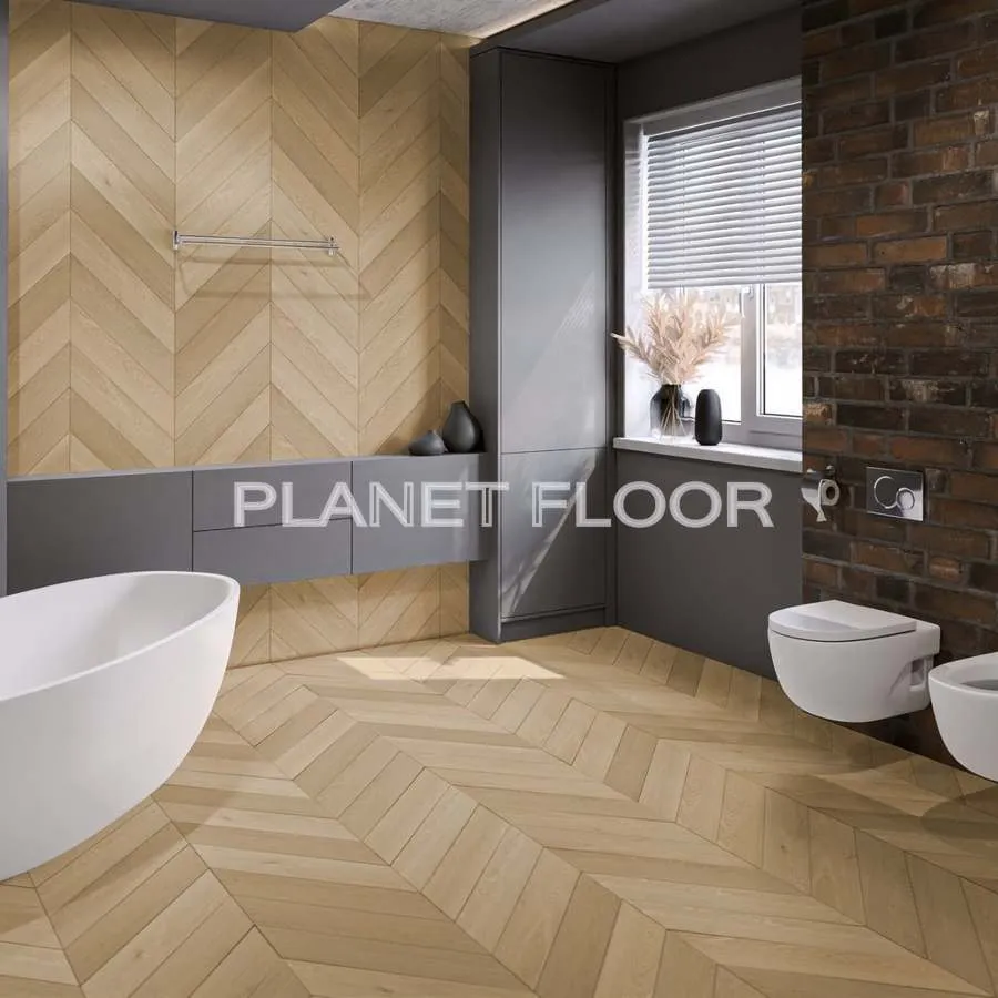 Кварцевая SPC плитка Damy Floor Chevron, Tuileries