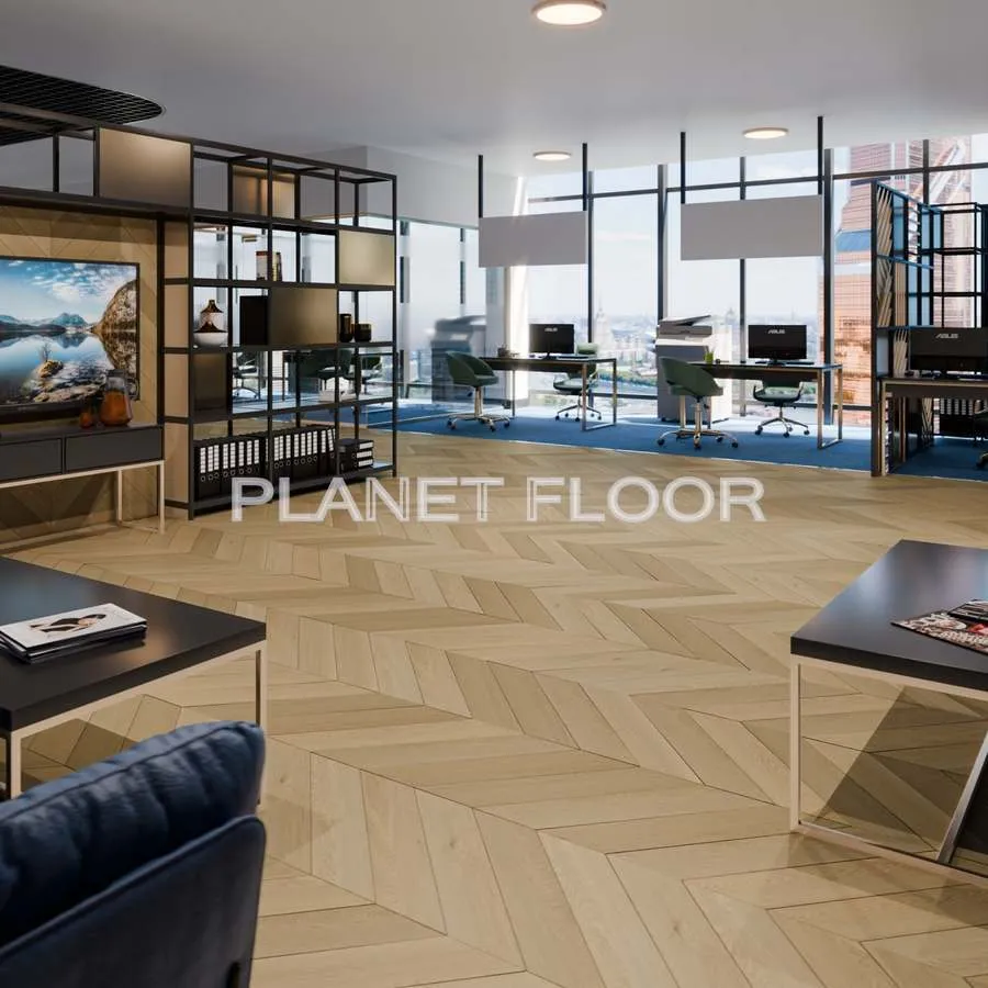Кварцевая SPC плитка Damy Floor Chevron, Tuileries