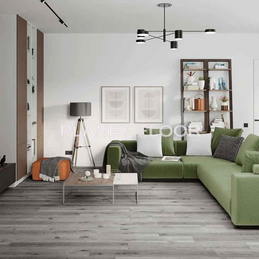 Кварцевая SPC плитка Damy Floor Family, Aged Gray Oak