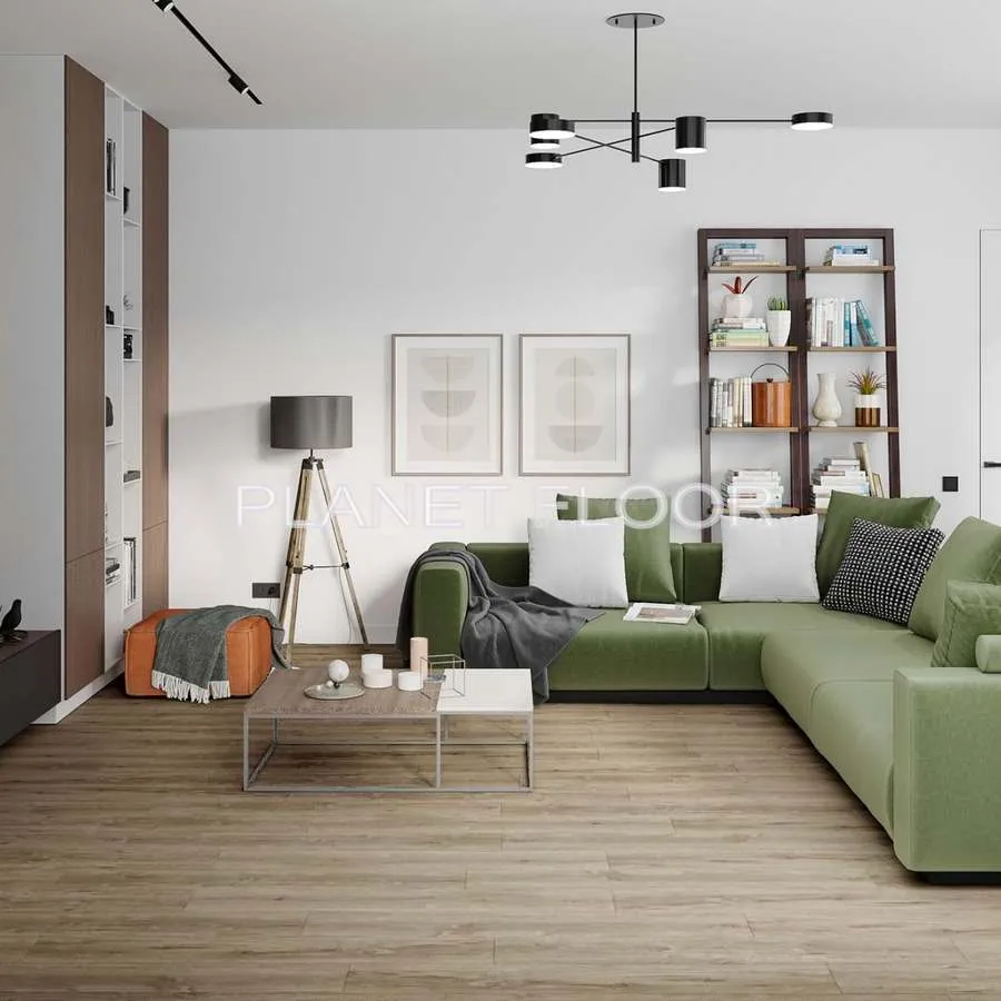 Кварцевая SPC плитка Damy Floor Family, Ginger Oak