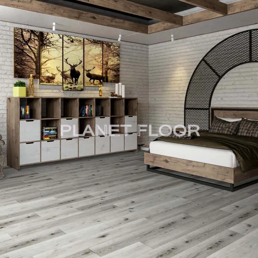 Кварцевая SPC плитка Damy Floor Family, Classic Gray Oak