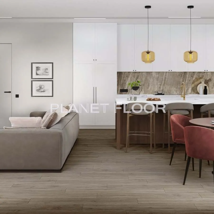 Кварцевая SPC плитка Damy Floor Family, Mountain Oak