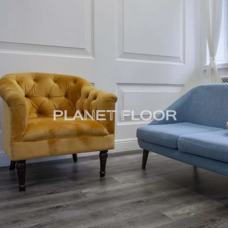 Кварцевая SPC плитка Damy Floor Family, Rustic Black Oak