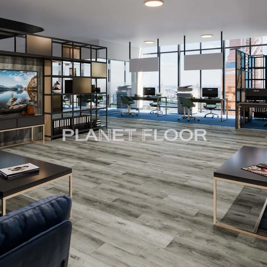 Кварцевая SPC плитка Damy Floor Family, Rustic Gray Oak