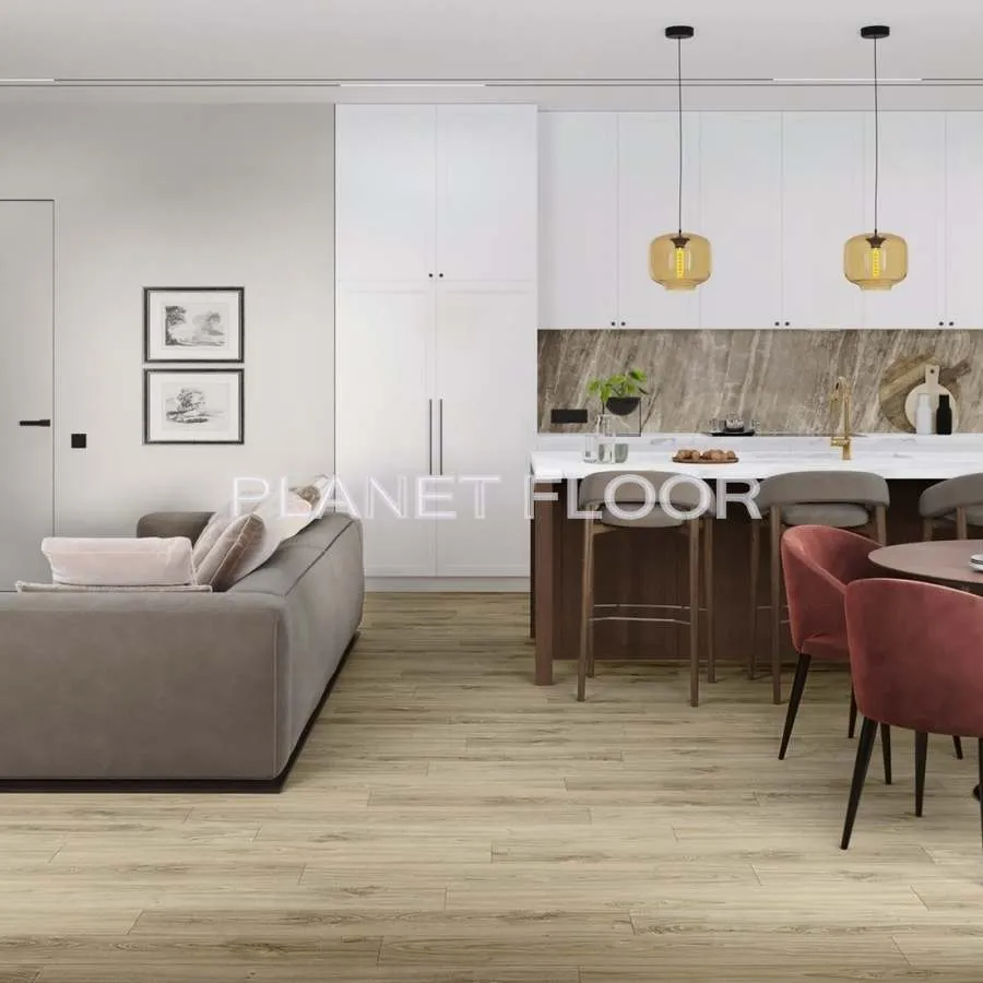 Кварцевая SPC плитка Damy Floor Family, White Oak