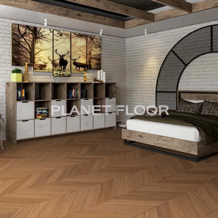 Кварц-виниловая LVT плитка Damy Floor Chevron, Blois