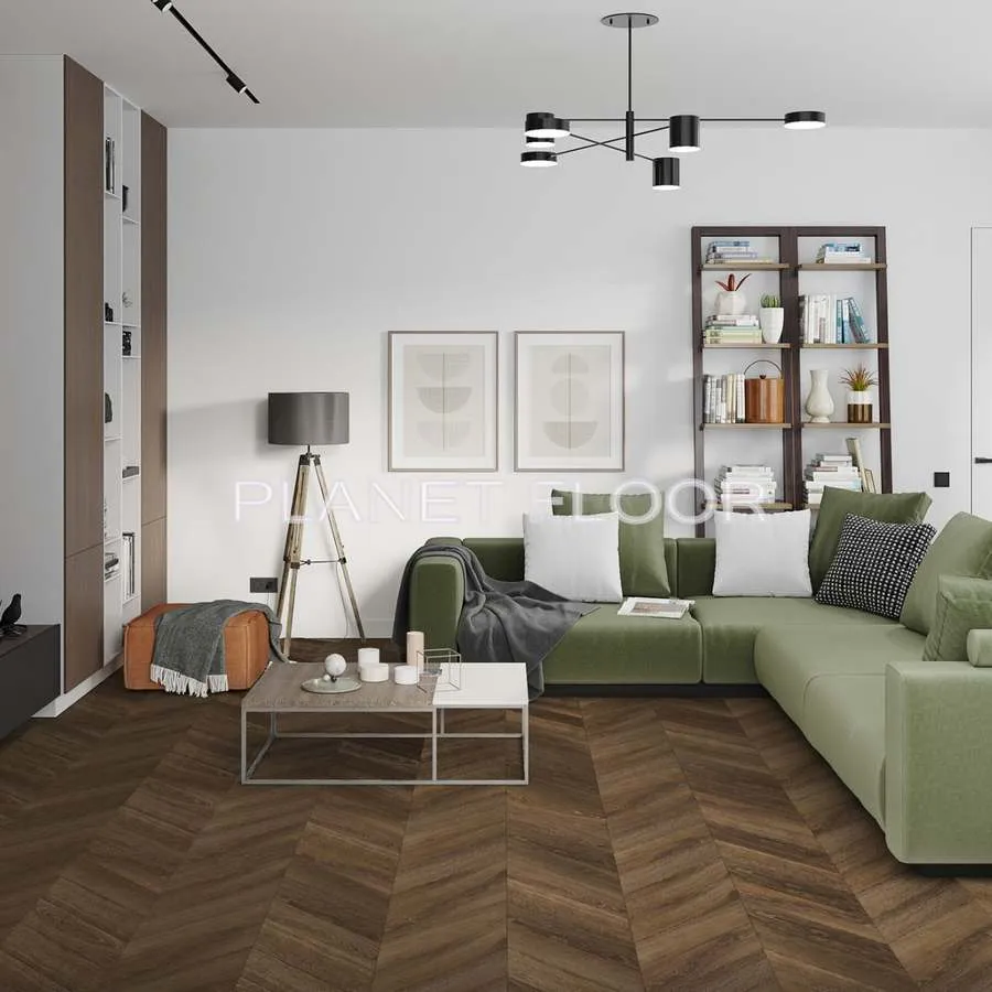 Кварц-виниловая LVT плитка Damy Floor Chevron, Chaillot