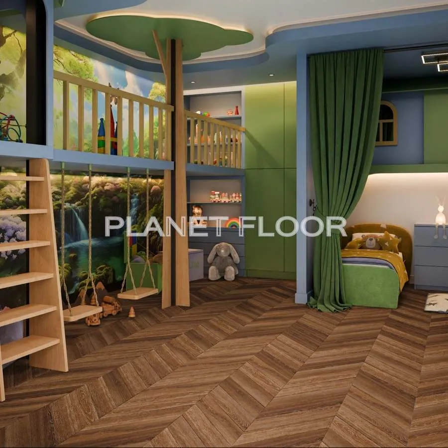 Кварц-виниловая LVT плитка Damy Floor Chevron, Chaillot