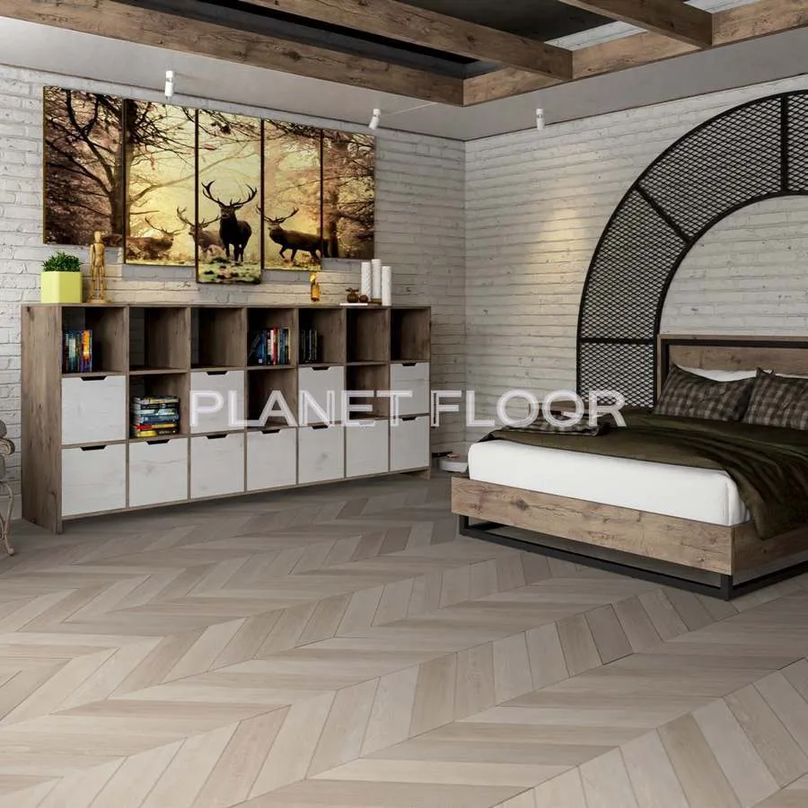 Кварц-виниловая LVT плитка Damy Floor Chevron, Palais Royal