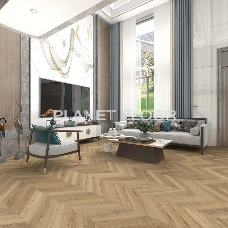 Кварц-виниловая LVT плитка Damy Floor Chevron, Saint-Cloud