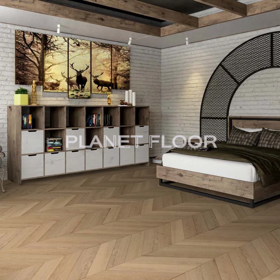 Кварц-виниловая LVT плитка Damy Floor Chevron, Saint-Cloud