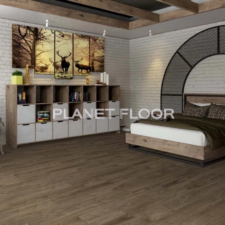 Кварц-виниловая LVT плитка Damy Floor Family, American Walnut