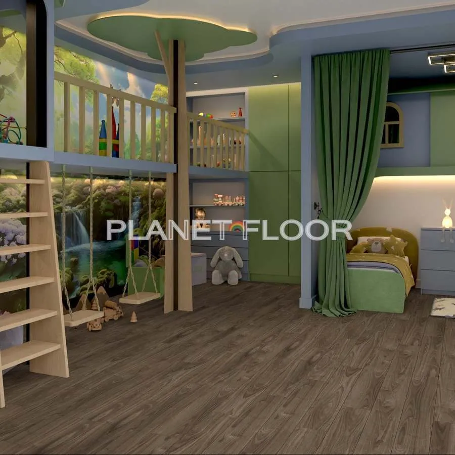 Кварц-виниловая LVT плитка Damy Floor Family, American Walnut
