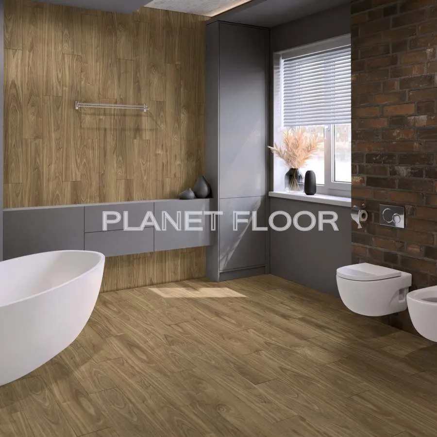 Кварц-виниловая LVT плитка Damy Floor Family, European Walnut