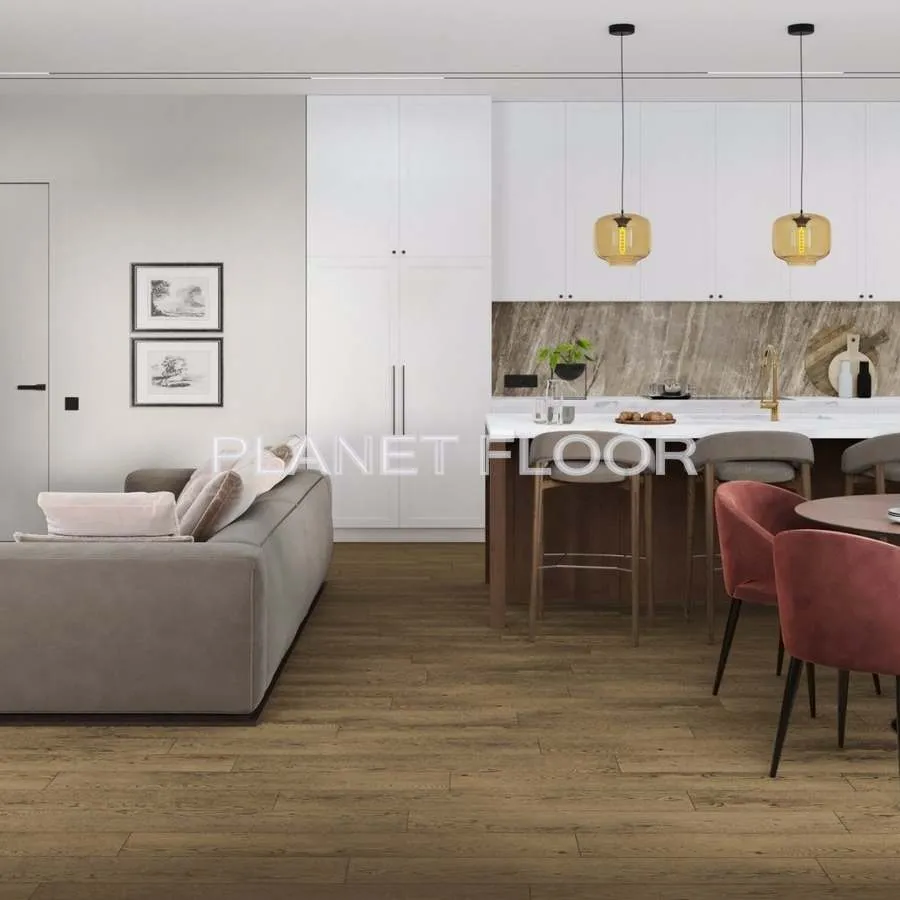 Кварц-виниловая LVT плитка Damy Floor Family, Mocha Oak