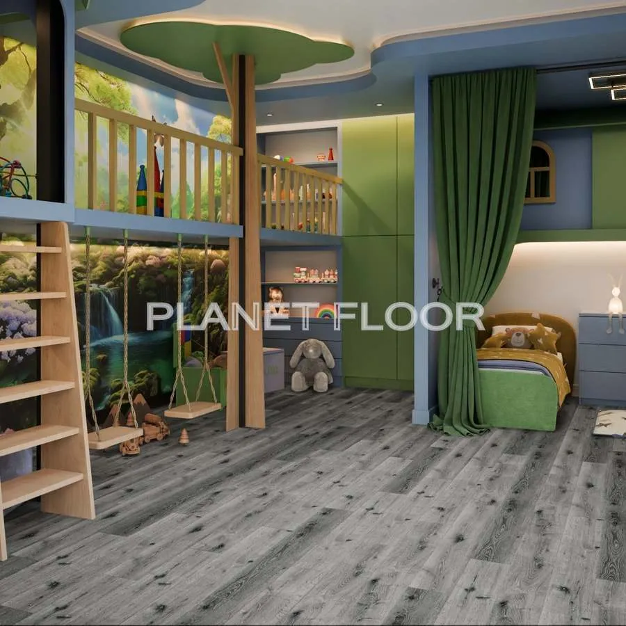 Кварц-виниловая LVT плитка Damy Floor Family, Silver Oak