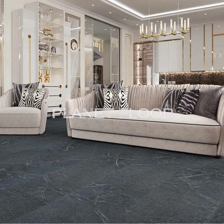 Виниловый ламинат Vinilam Ceramo Glue 91909 Ионический Мрамор