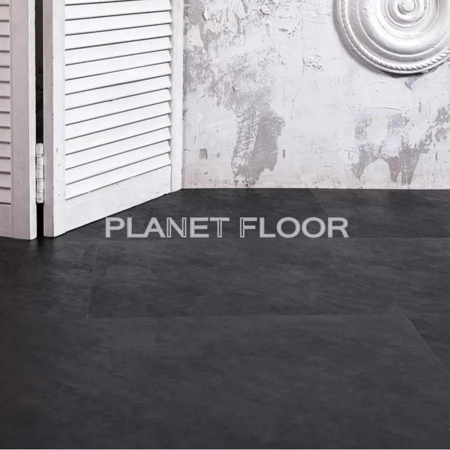 Виниловый ламинат Vinilam Ceramo Stone 61607 Сланцевый Черный