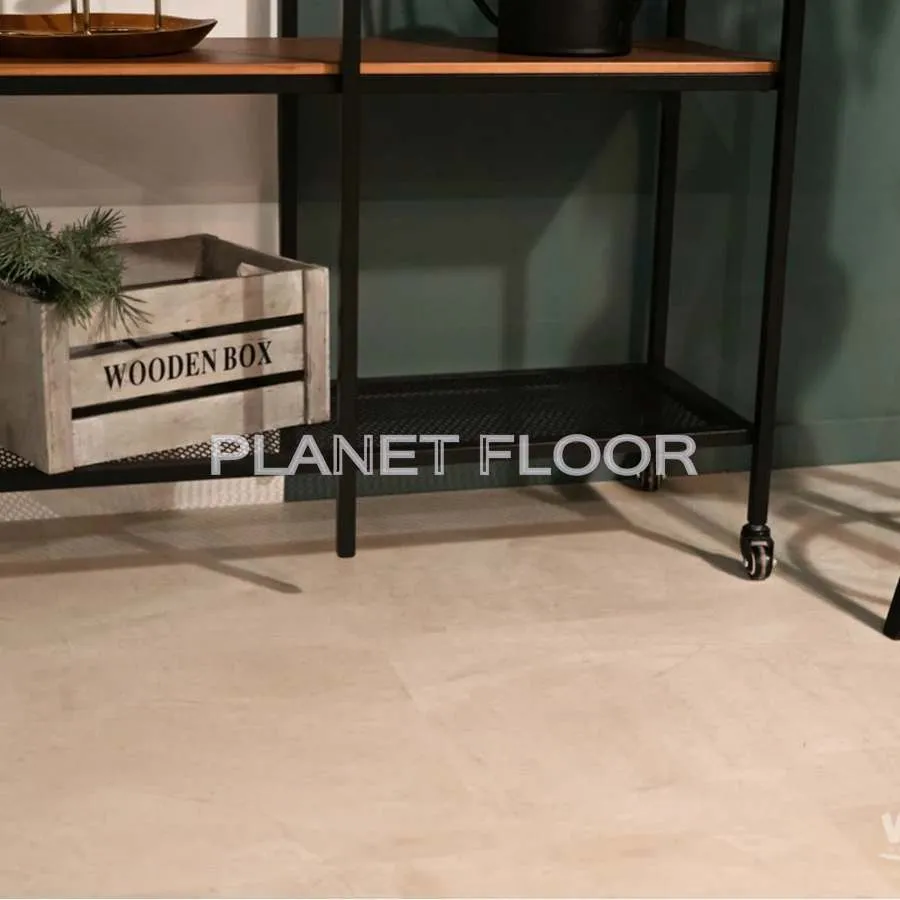 Виниловый ламинат Vinilam Ceramo Stone 71615 Бетон Белый
