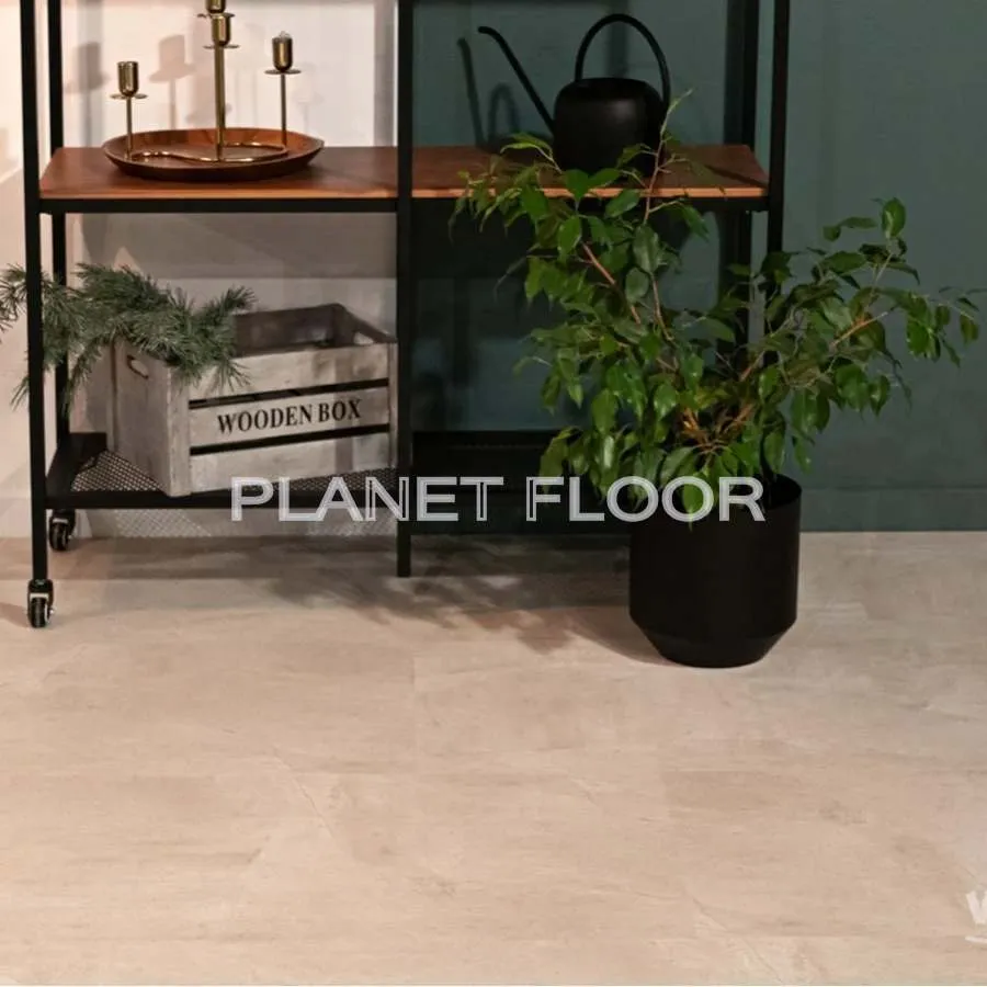 Виниловый ламинат Vinilam Ceramo Stone 71615 Бетон Белый