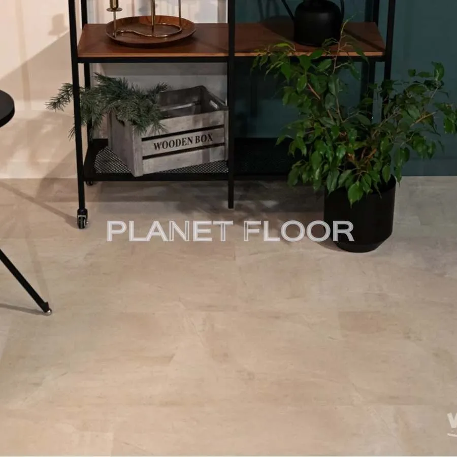 Виниловый ламинат Vinilam Ceramo Stone 71615 Бетон Белый
