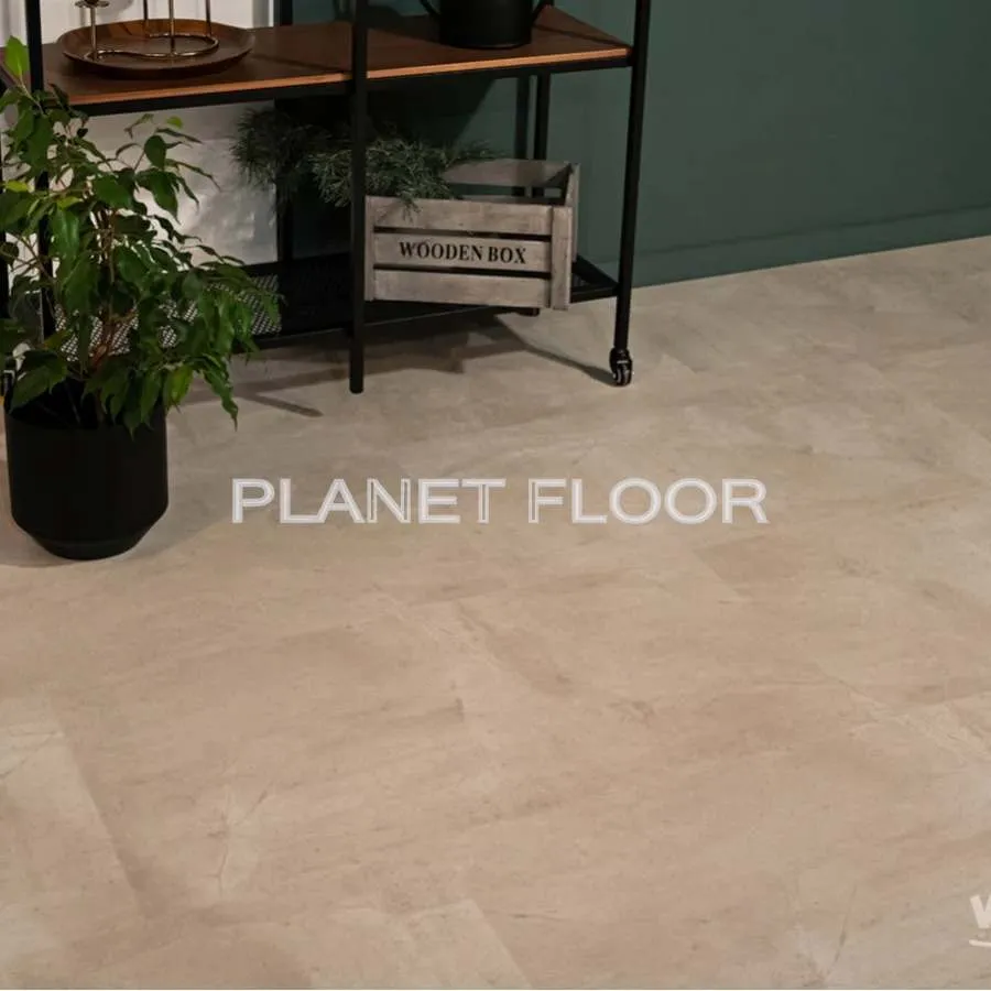 Виниловый ламинат Vinilam Ceramo Stone 71615 Бетон Белый