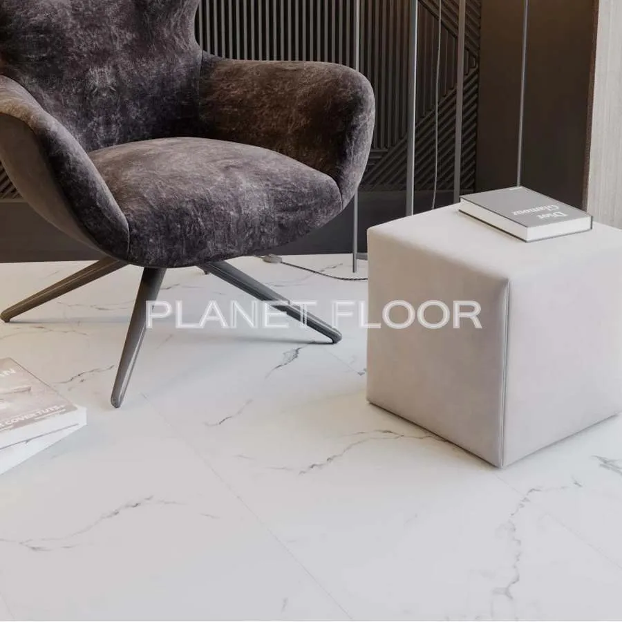Виниловый ламинат Vinilam Ceramo Stone 83444 Итальянский Мрамор