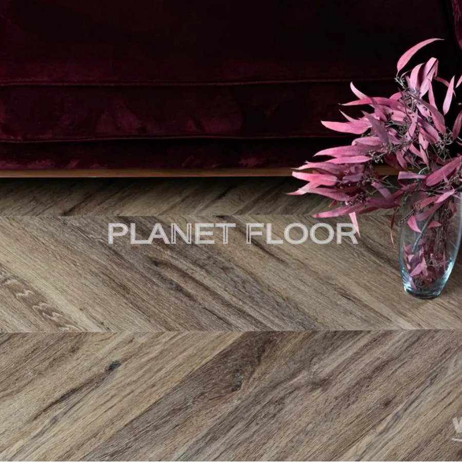 Виниловый ламинат Vinilam Parquet Chevron Glue RI107516 Шеврон Лувр Glue